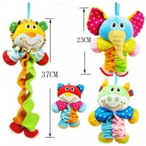 Hanging Baby Toy Lovely Music Four Type Violin Folding Animal Play toy Car Crib Bed